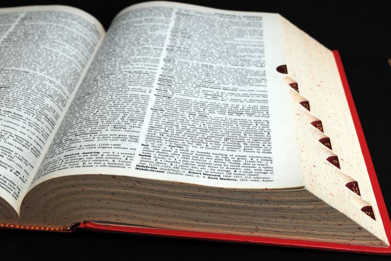 photo of a dictionary