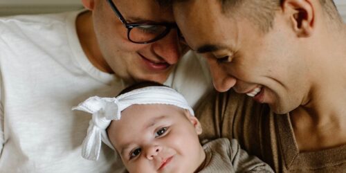 Gay dads and baby